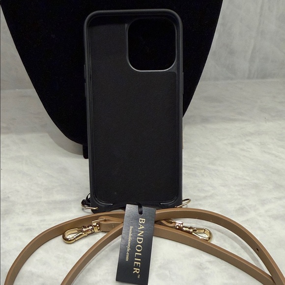 Bandolier Tan Phone Case with Strap - Picture 4 of 7